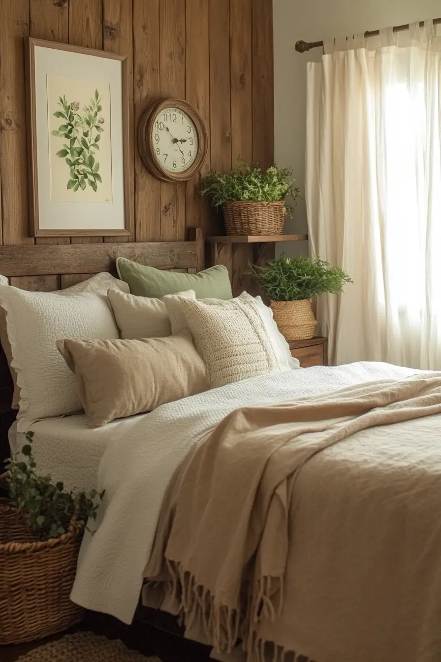 Stylish Rustic Bedroom Wall Decor to Elevate Your Retreat