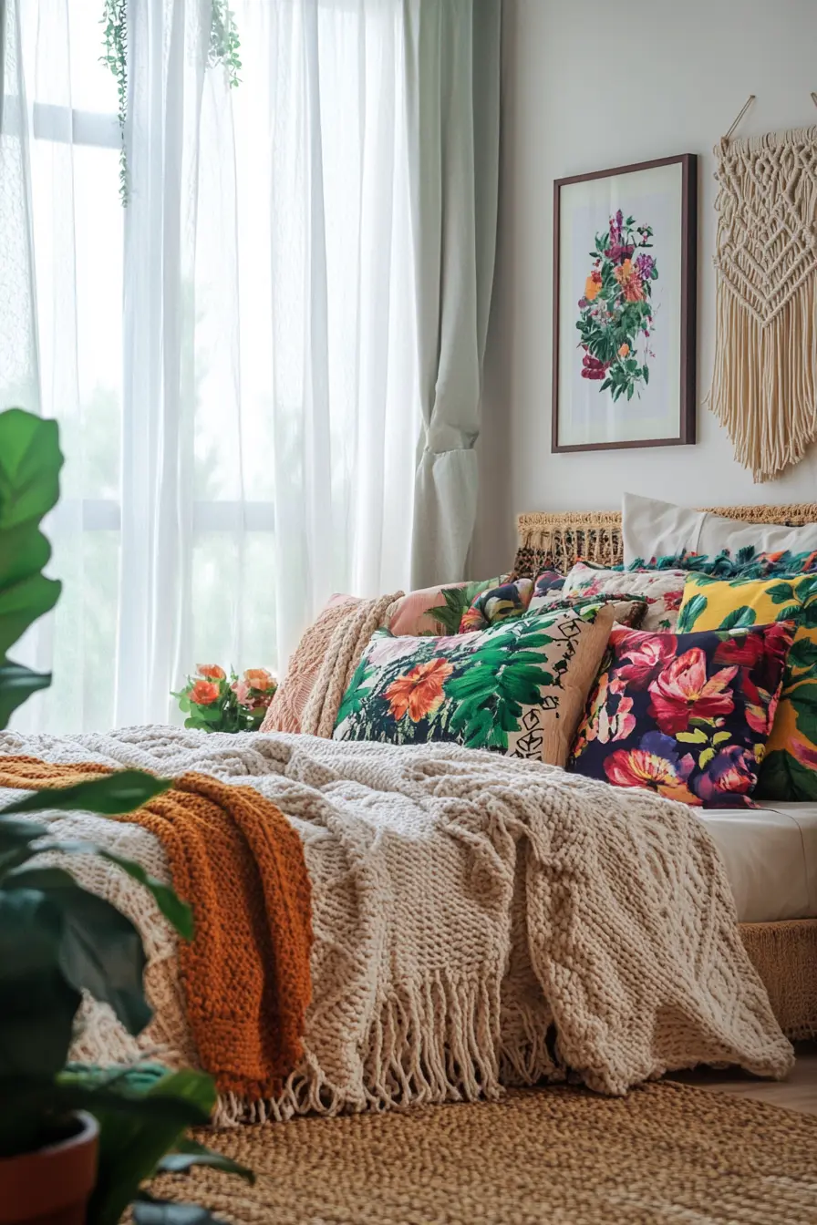 Stylish Tips for Mixing Patterns in Your Boho Bedroom Decor