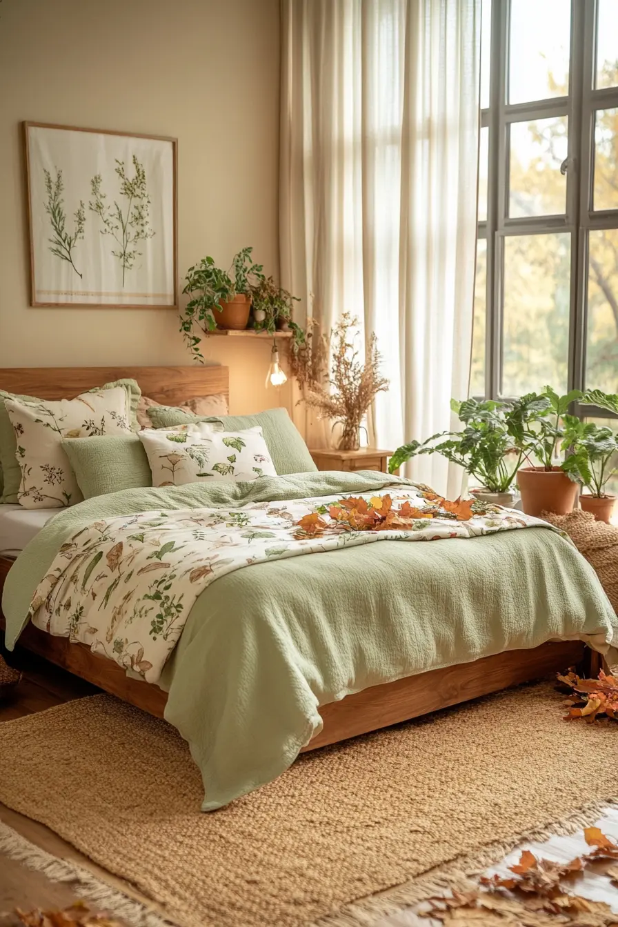 Sustainable Serenity Seasonal Bedroom Design Ideas