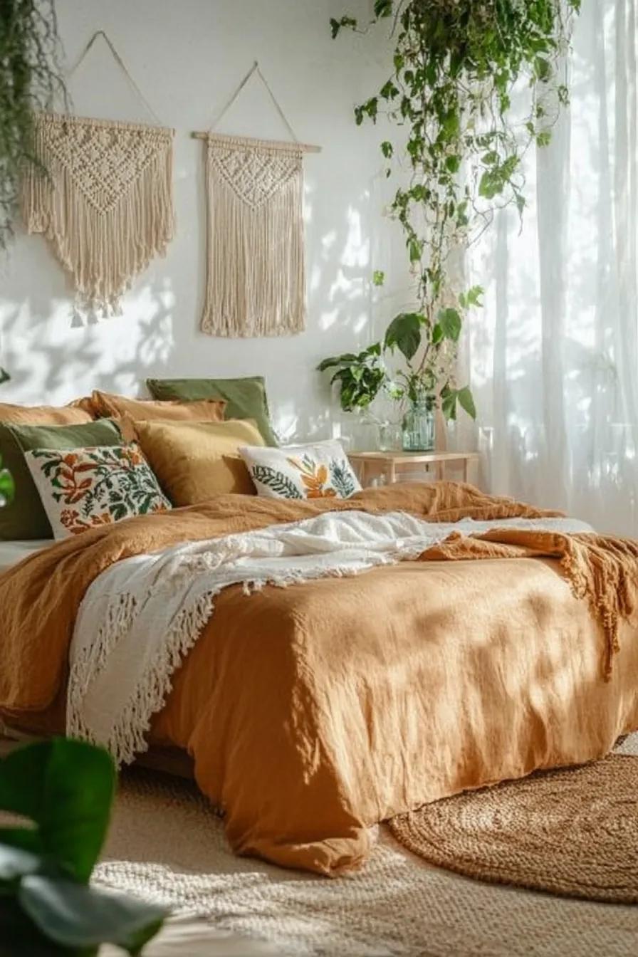 Sustainable Styling with Bohemian Summer Bedroom