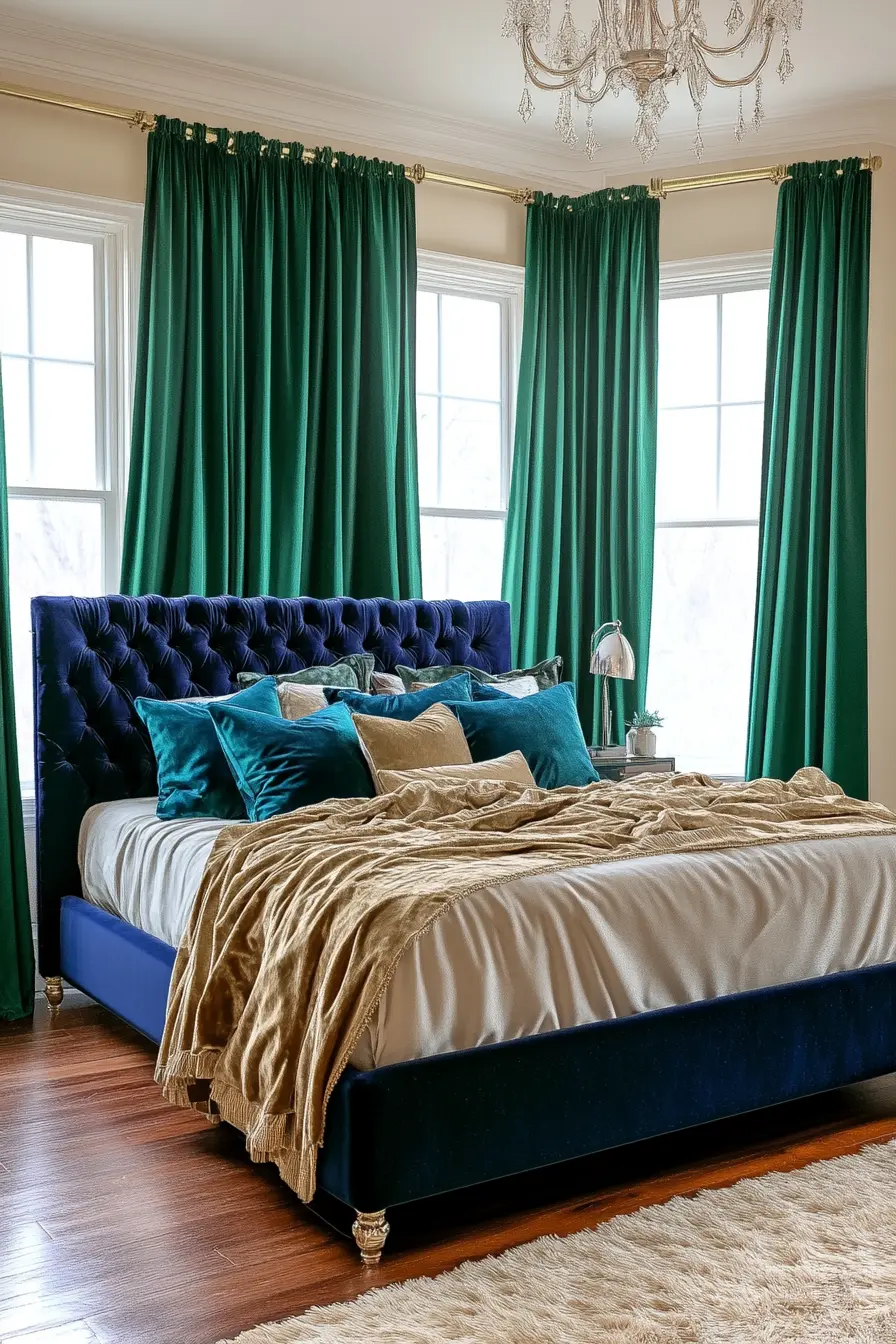 The Allure of Luxury Velvet in Bedroom Design