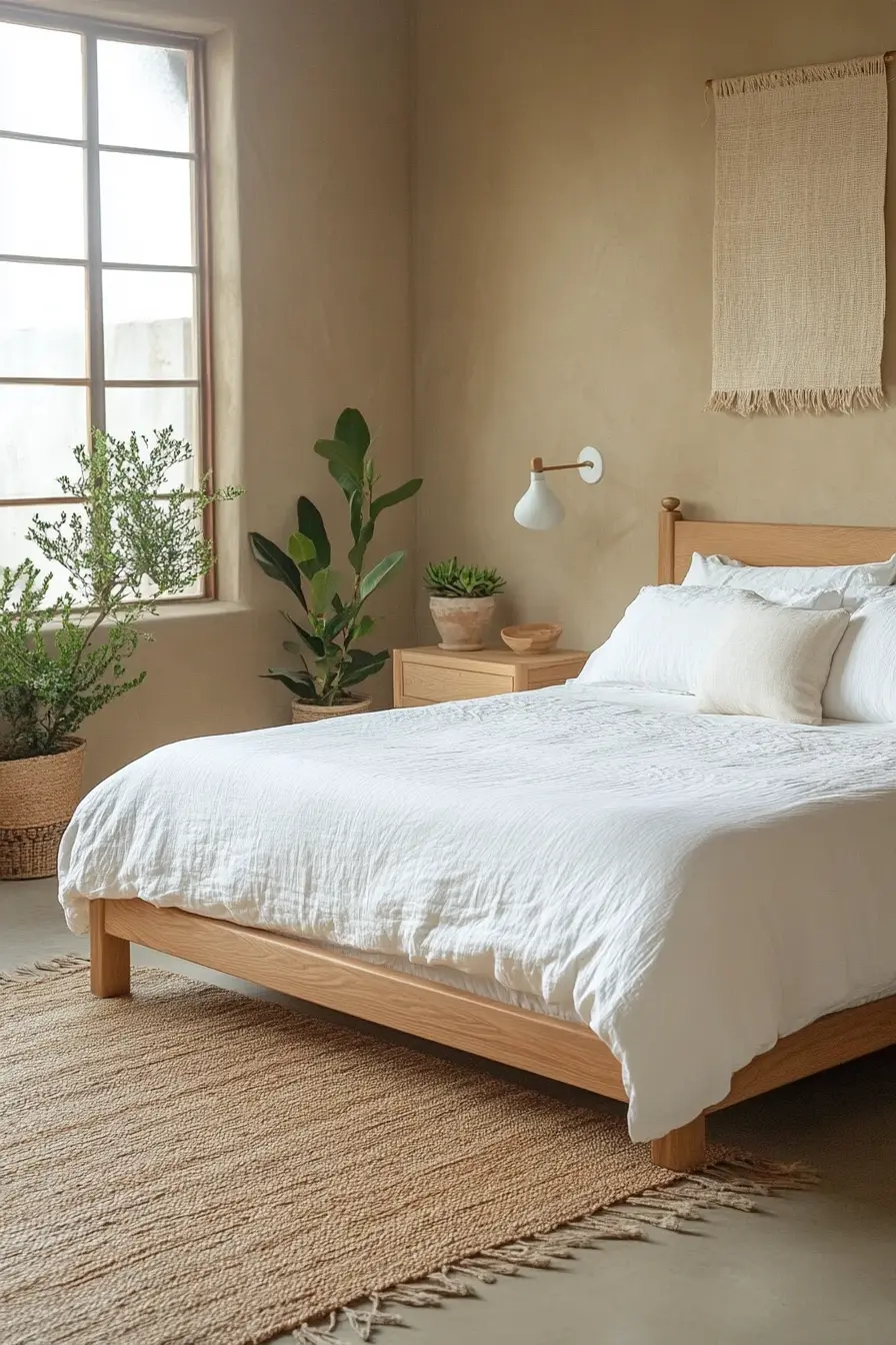 The Art of Minimalism Natural Materials in Bedrooms