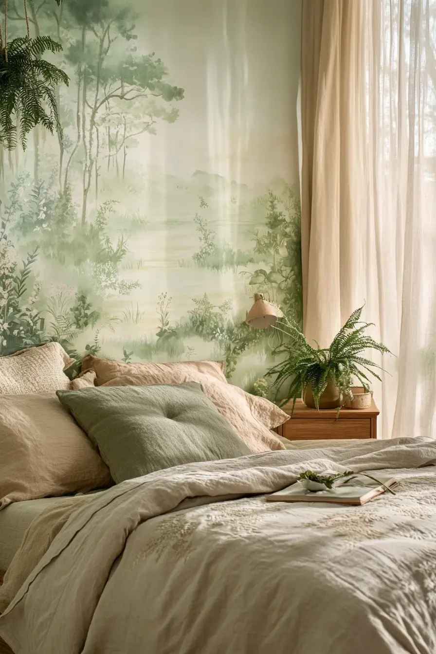 The Beauty of Nature Inspiring Bedroom Wall Decor Ideas