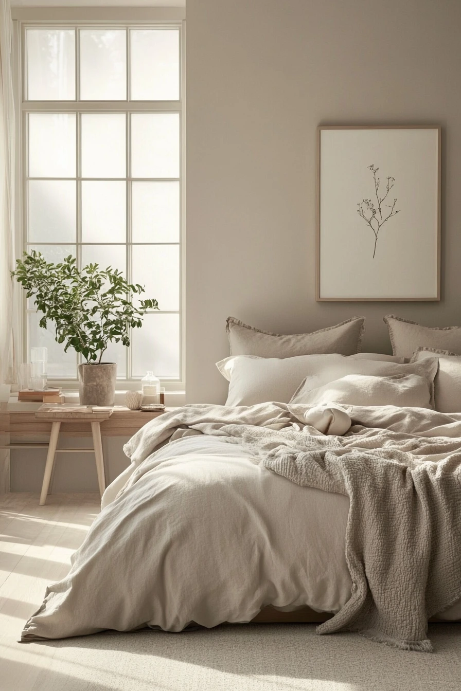 The Best Minimalist Bedroom Color Choices for Serenity