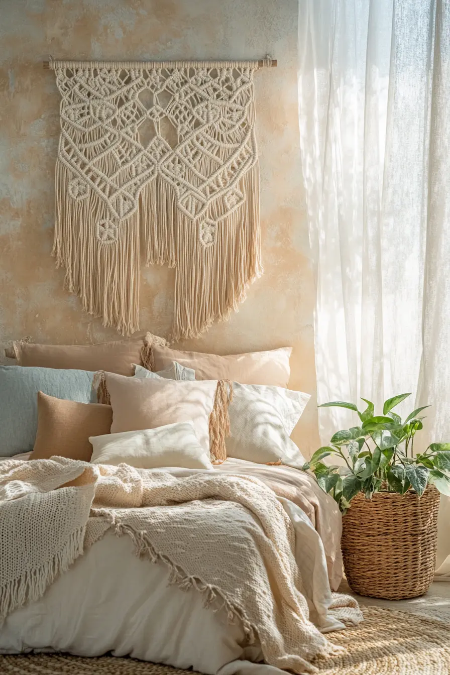 The Perfect Touch Macrame Wall Art Ideas for Bedrooms