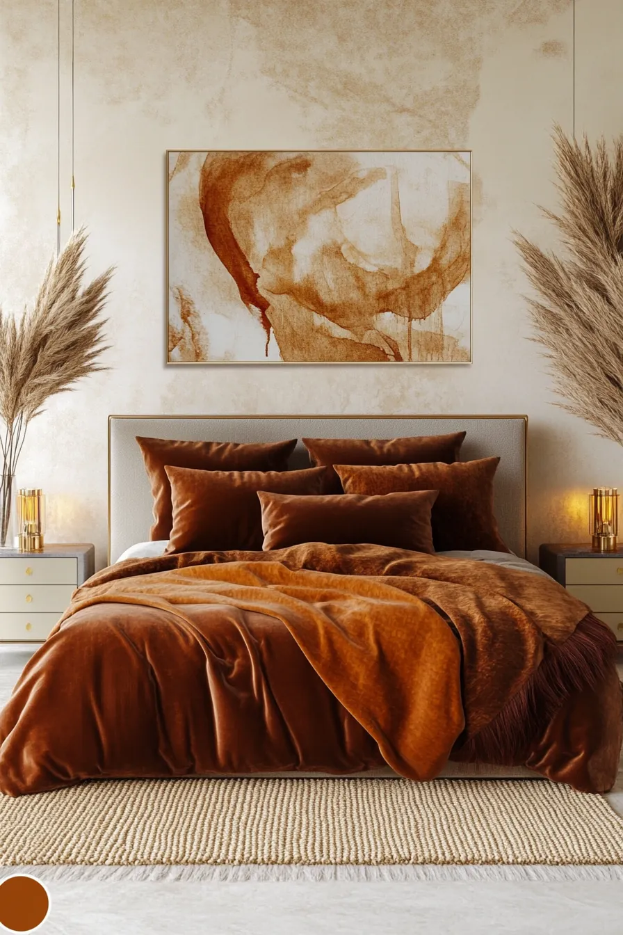 Timeless Elegance with Modern Luxe Fall Bedroom Accents