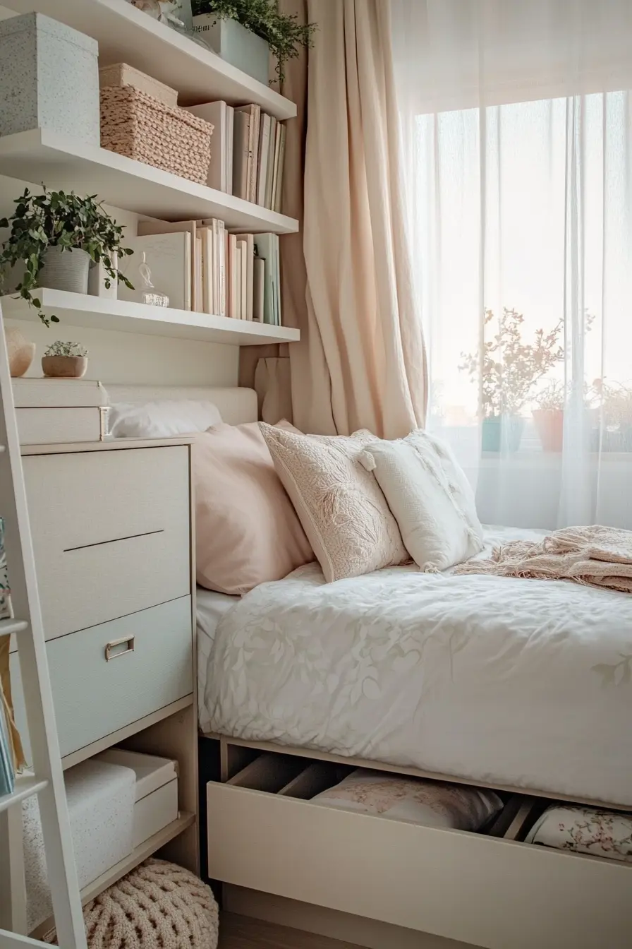 Tiny Bedroom Discover Effective Storage Hacks