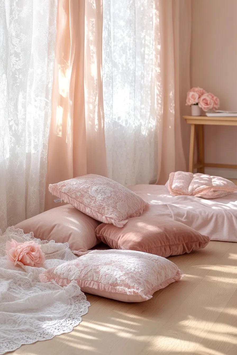 Transform Girls Bedroom Vibes Using Summer Blush Bedroom Accessories