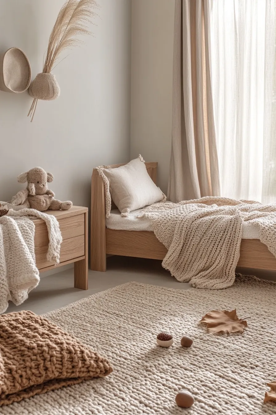 Transform Kids Bedroom with Warm Autumn Neutral Palette Kids Room Decor