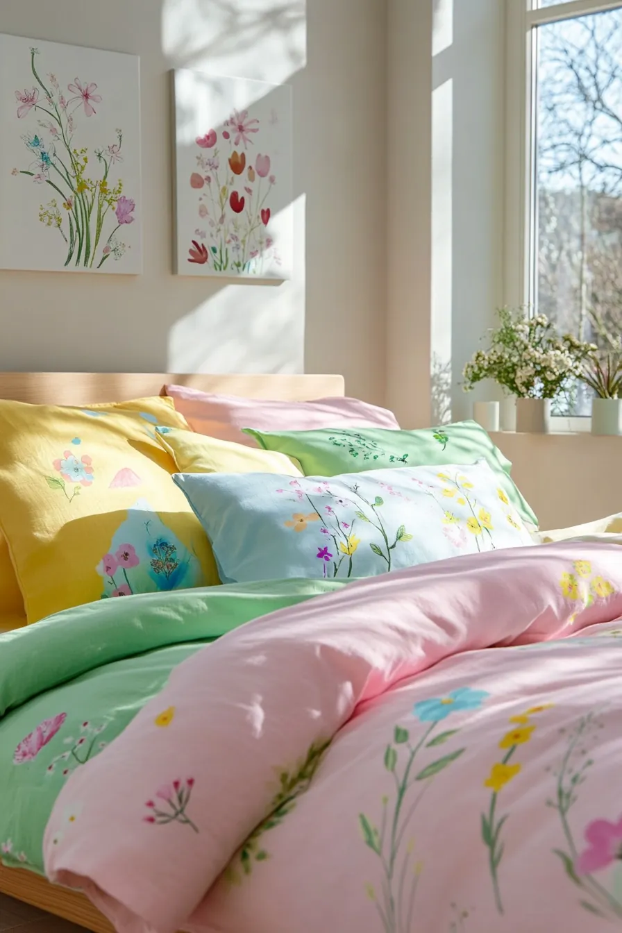 Transform Kids Rooms with Bright Spring Inspired Bedding Essentials