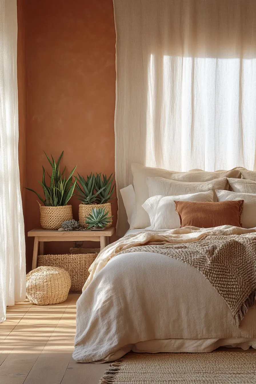 Transform Your Bedroom Embrace Warm Earthy Tones for a Tranquil Escape