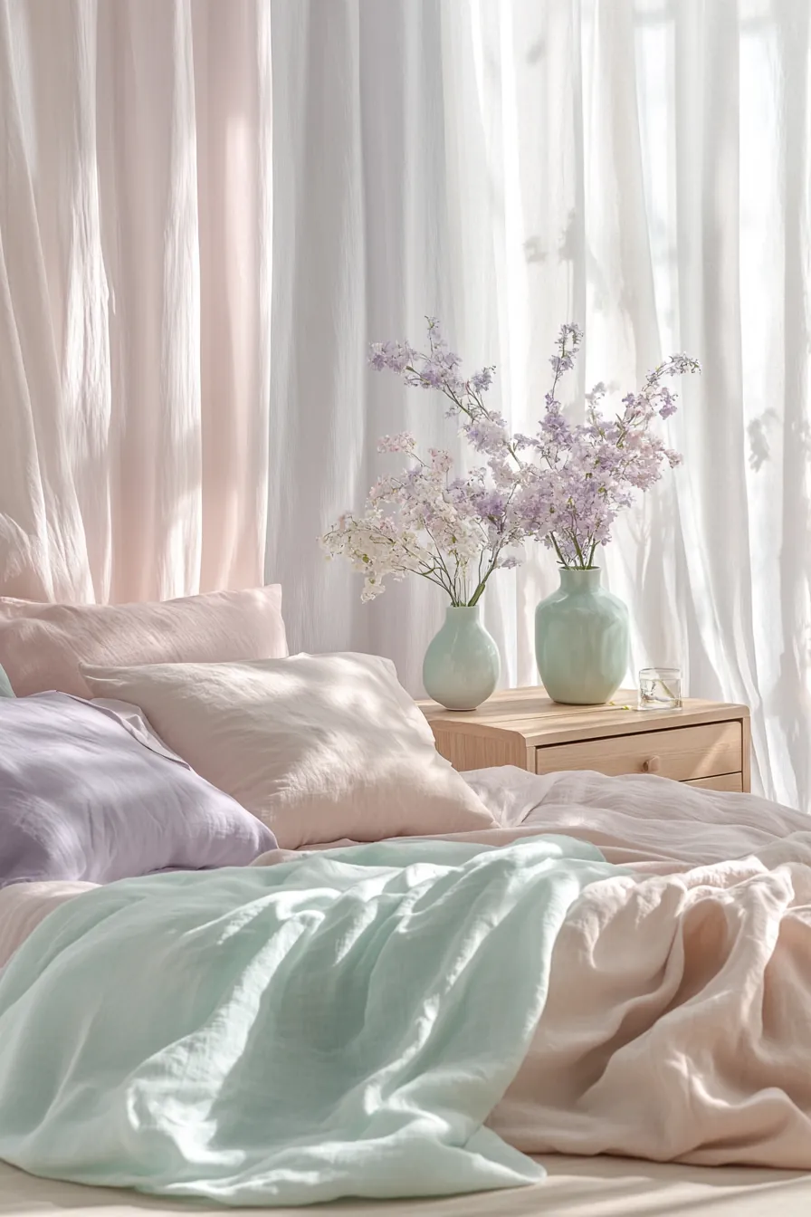 Transform Your Bedroom Using Spring Pastel Bedroom