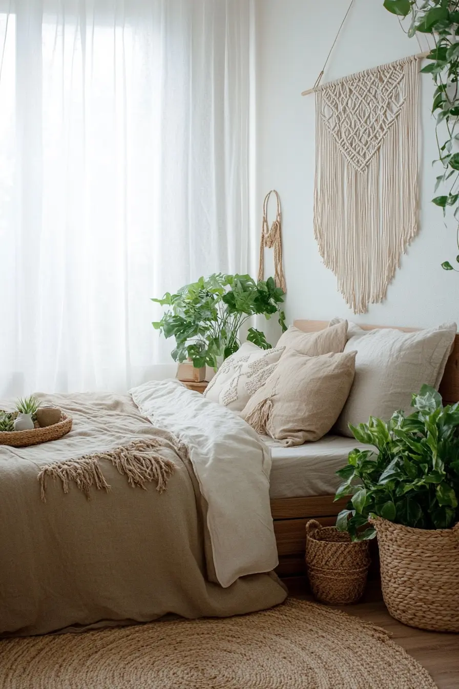 Transform Your Bedroom with Bohemian Natural Elements