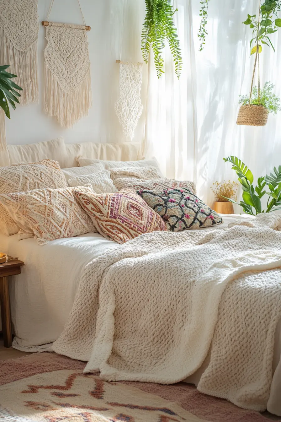 Transform Your Bedroom with Chic Boho Summer Decor