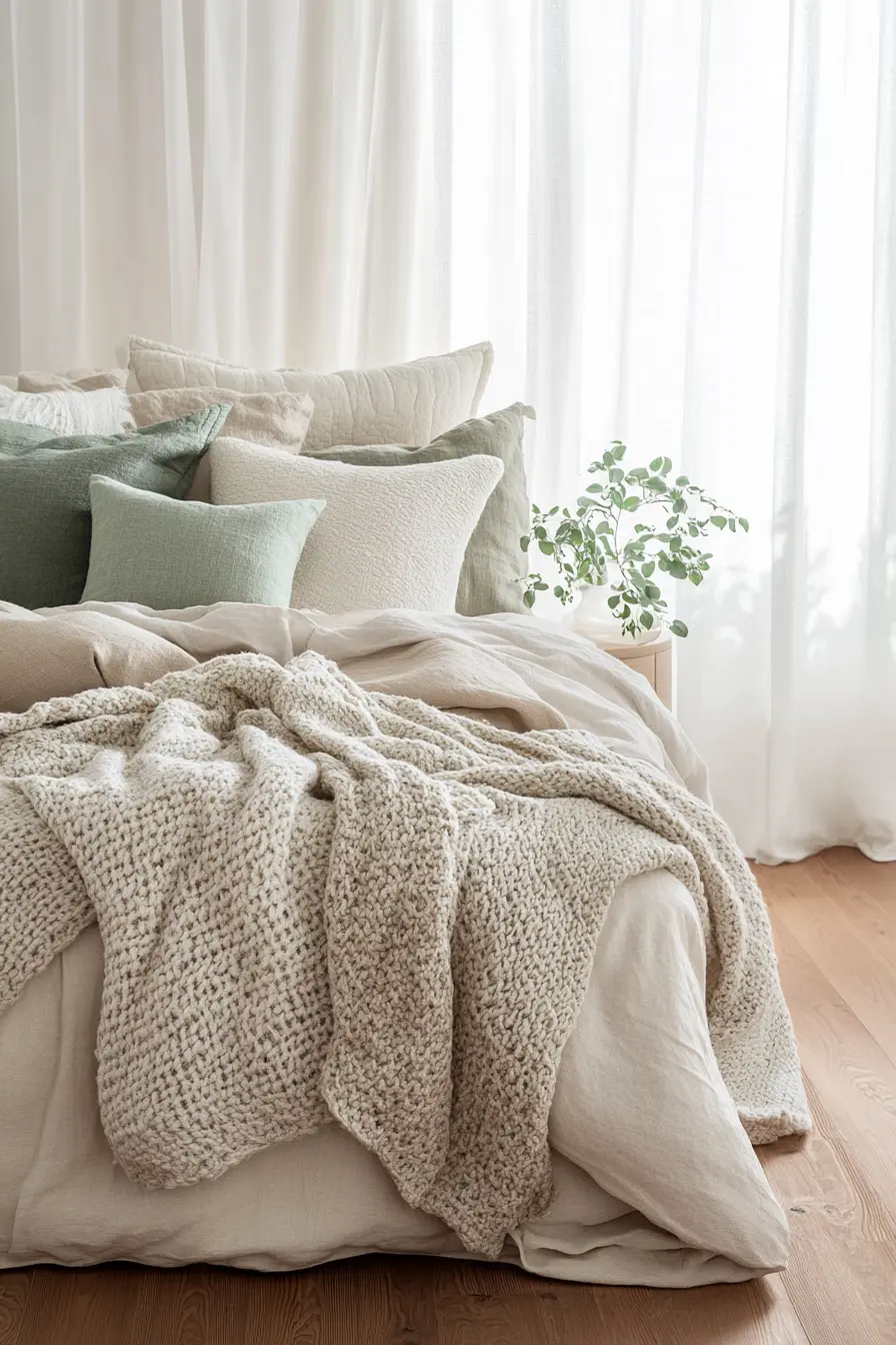 Transform Your Bedroom with Seasonally Layered Bedding