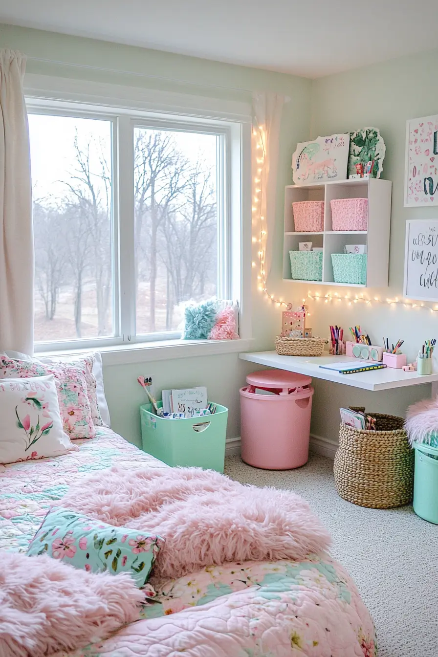 Transform Your Girls Bedroom with Smart Organization Hacks