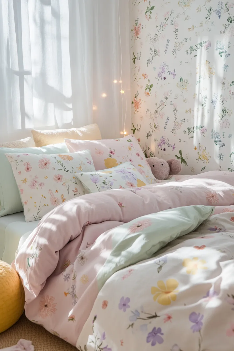 Transform Your Kids Bedroom with Spring Inspired Floral Bedding for Children