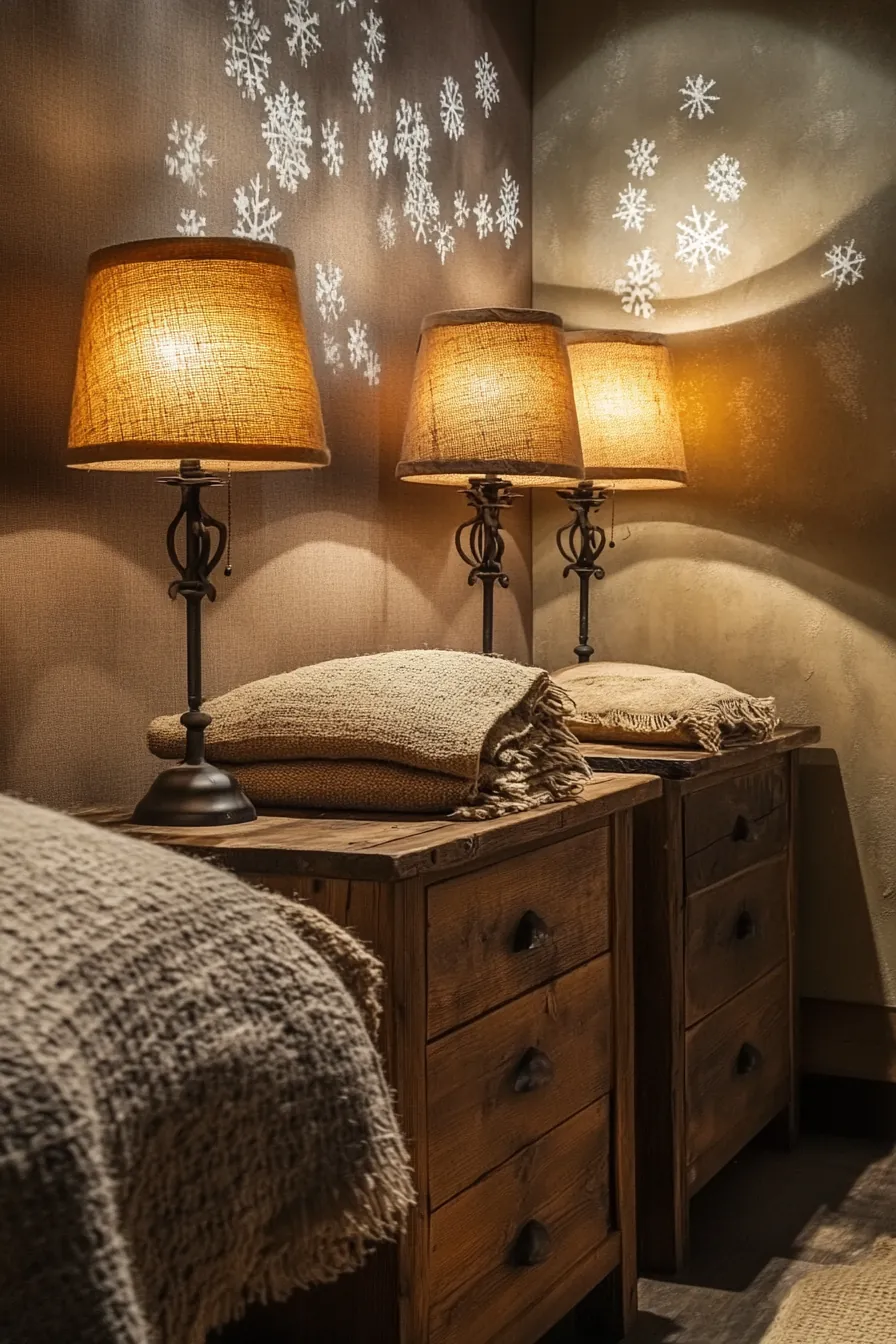 Transform Your Room Using Warm Rustic Winter Bedroom Lamps