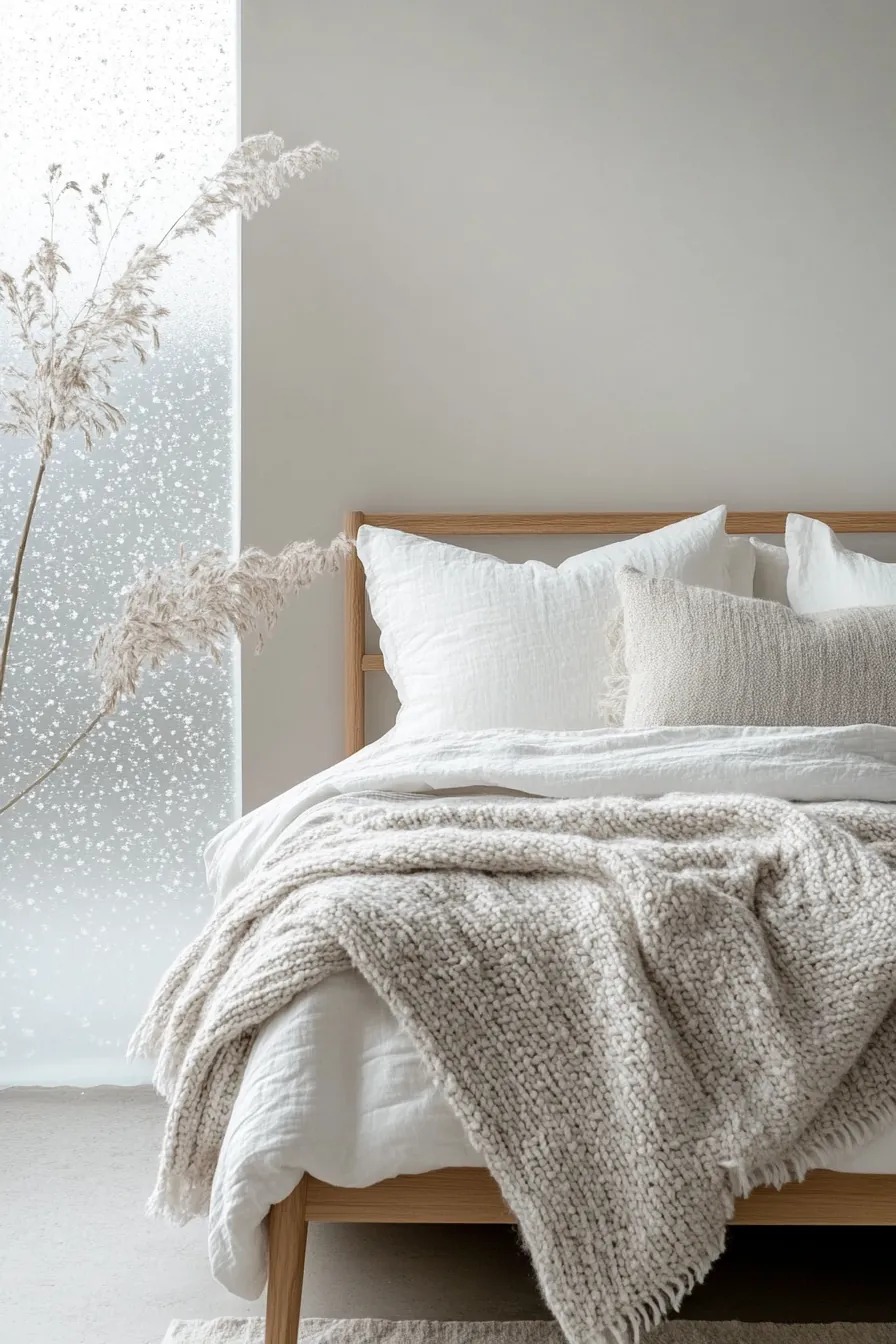 Transform Your Room with Scandinavian Winter Bedding Minimalist Decor