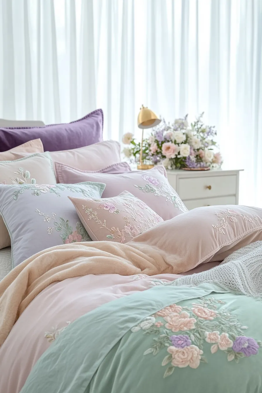 Transform Your Room with Spring Pastel Bedding Styles