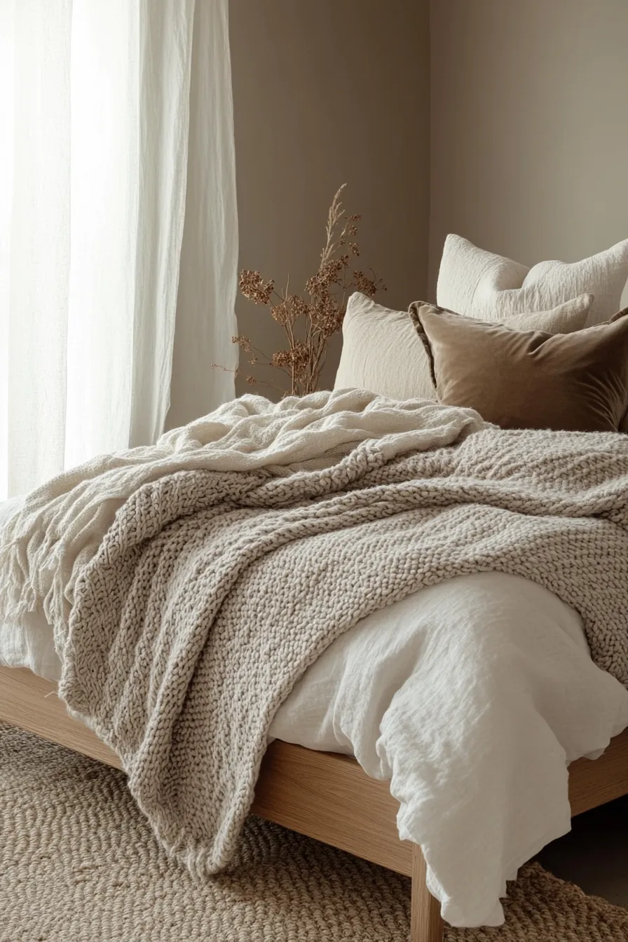 Transform Your Sanctuary Using Neutral Winter Bedroom Layers for Warmth