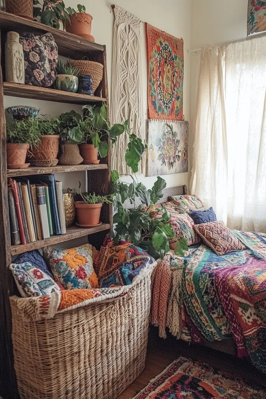 Transform Your Space Bohemian Bedroom Storage Solutions You will Love