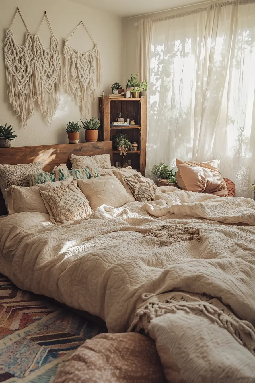 Transform Your Space Cozy Boho Chic Bedroom Ideas