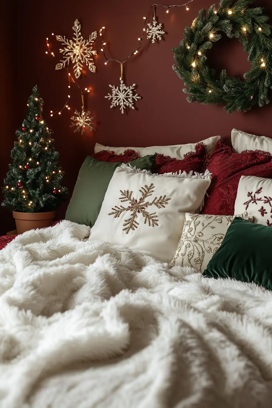 Transform Your Space Festive Bedroom Decor for Winter Holidays