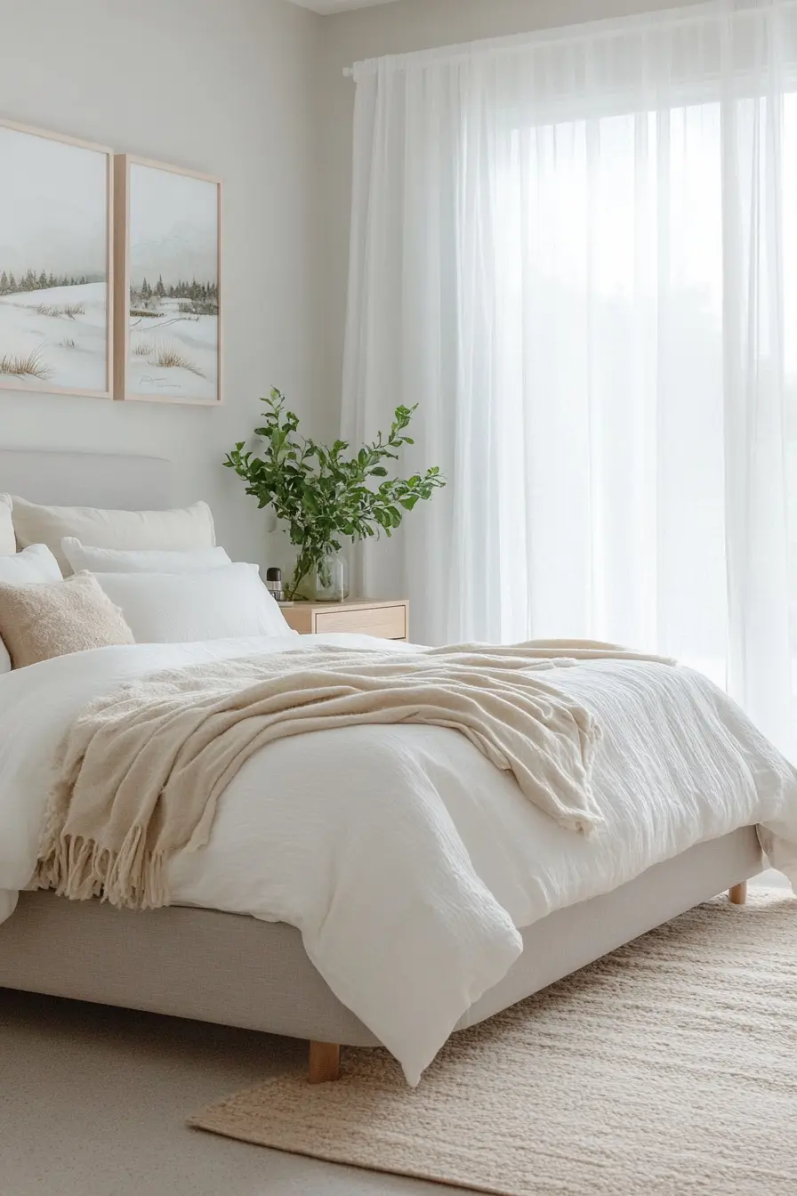 Transform Your Space Minimalist Winter Bedroom Ideas
