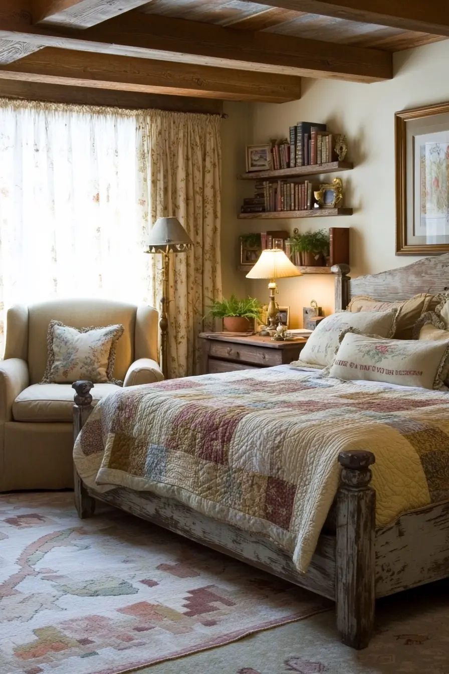 Transform Your Space Vintage Meets Rustic Bedroom Decor