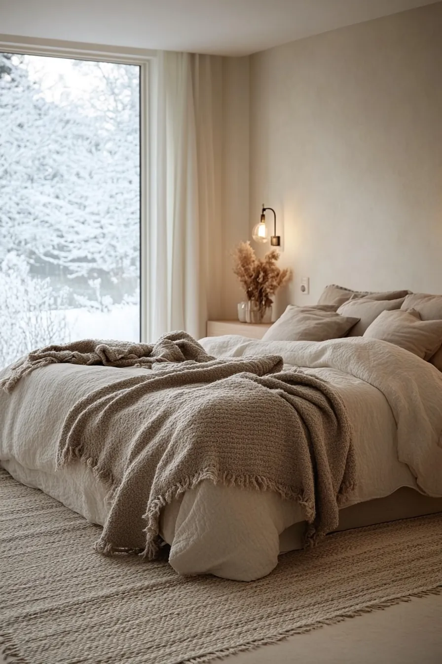 Transform Your Space With Cozy Winter Neutrals Bedroom Decor