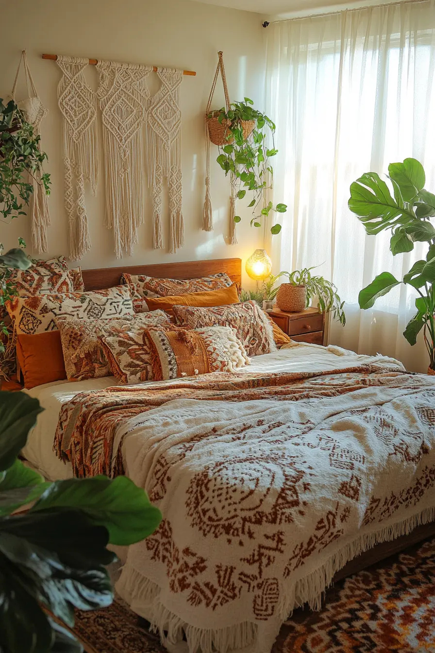Transform Your Space with Boho Chic Bedroom Ambience