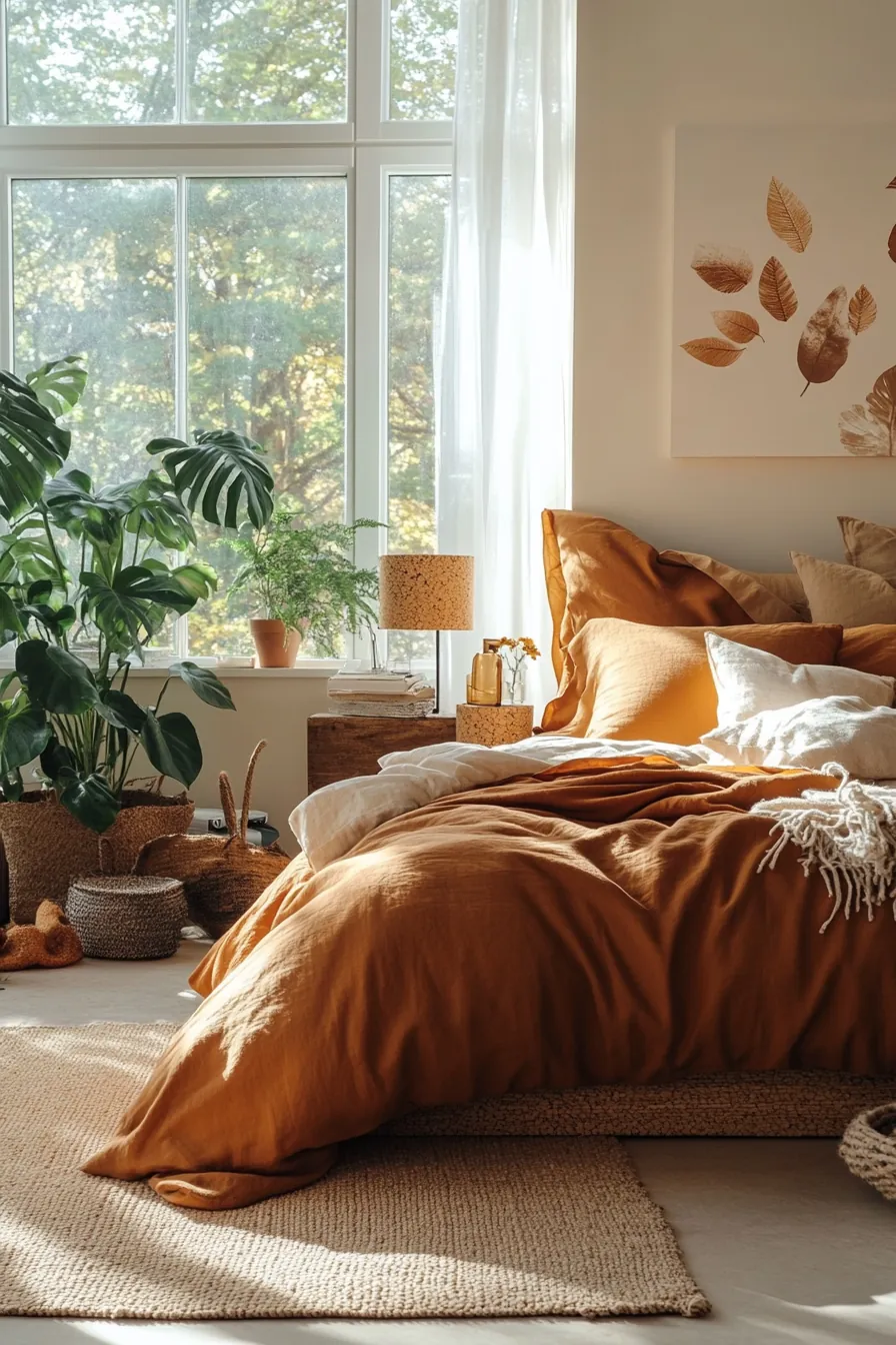 Transform Your Space with Cozy Autumn Sustainable Bedroom Ideas