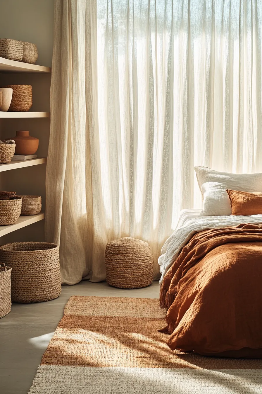 Transform Your Space with Fall Earthy Tone Bedroom Organization Ideas
