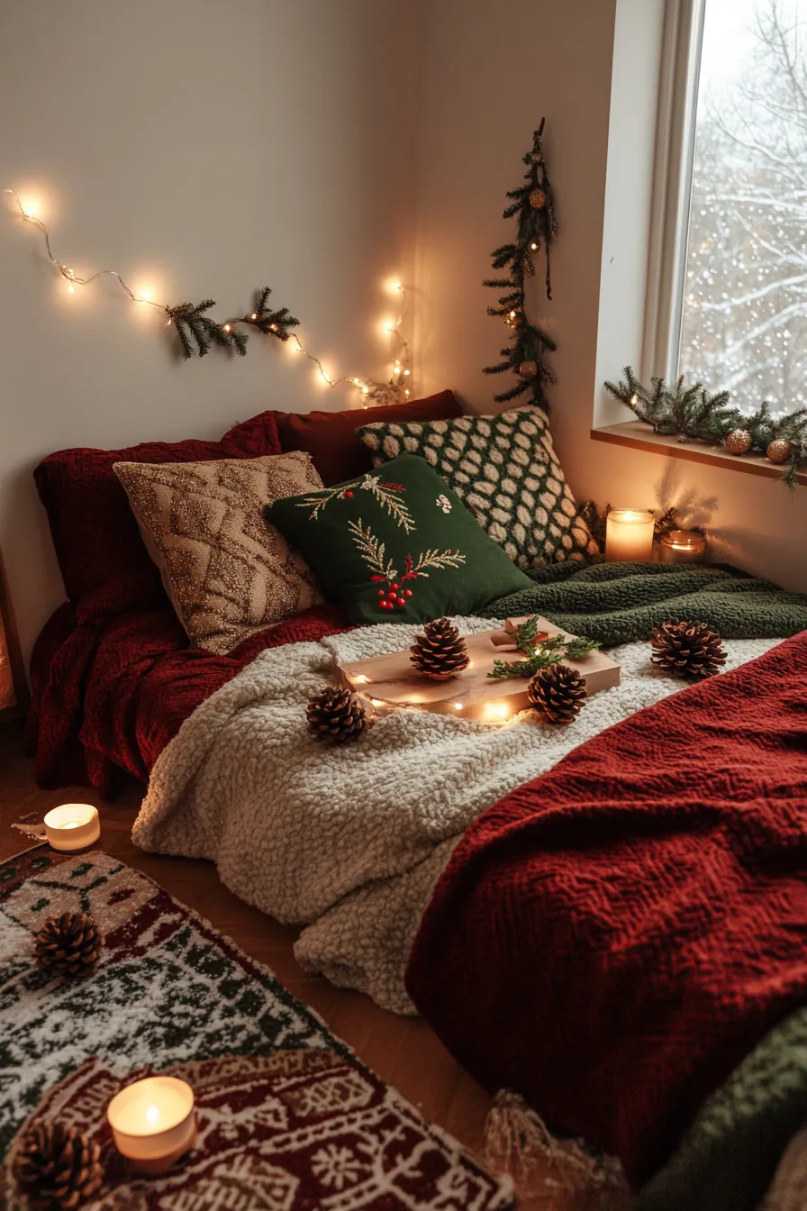 Transform Your Space with Festive Holiday Bedroom Decor Small Spaces