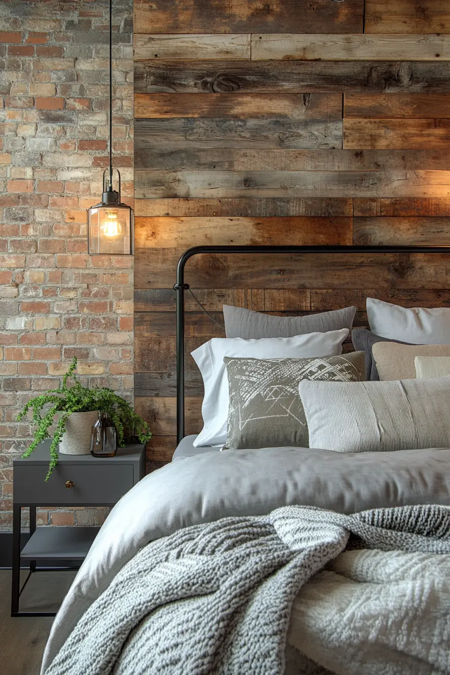 Transform Your Space with Industrial Style Bedroom Wall Features