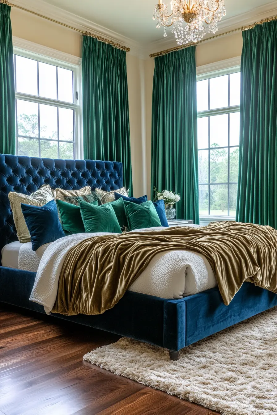 Transform Your Space with Luxury Velvet Bedroom Accents