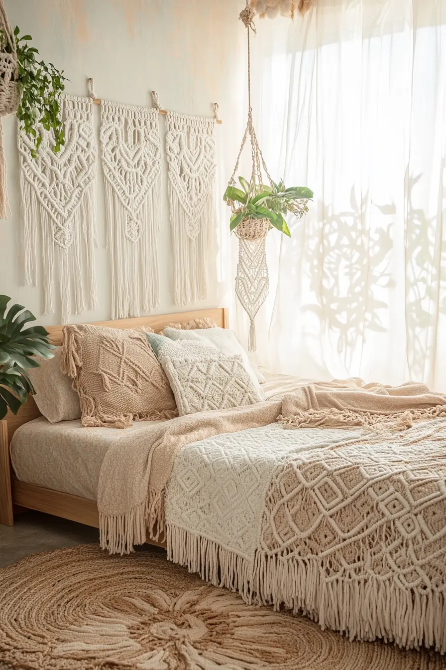 Transform Your Space with Macrame Decor for Boho Bedrooms