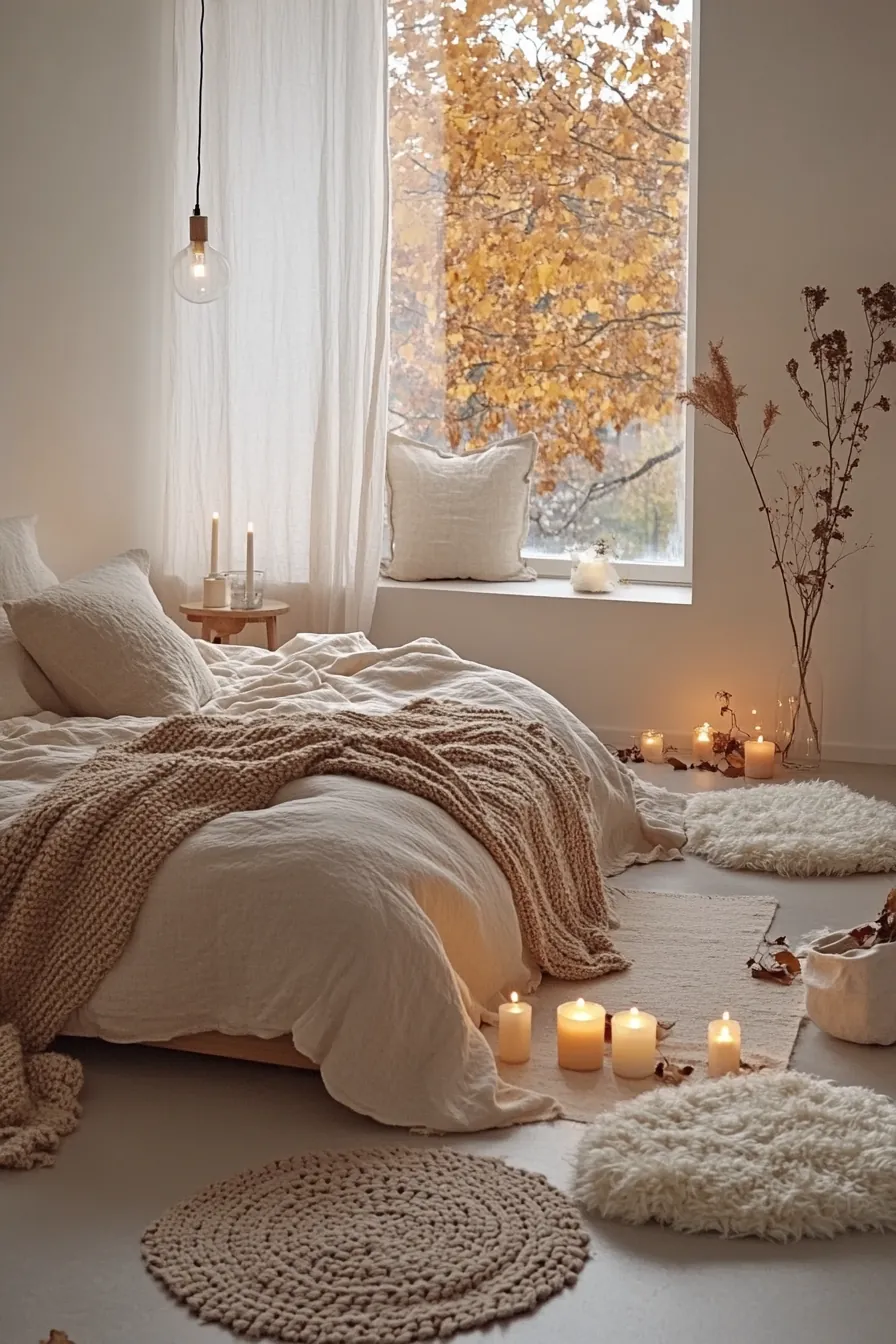Transform Your Space with Minimalist Hygge Bedroom Ideas for Fall Comfort