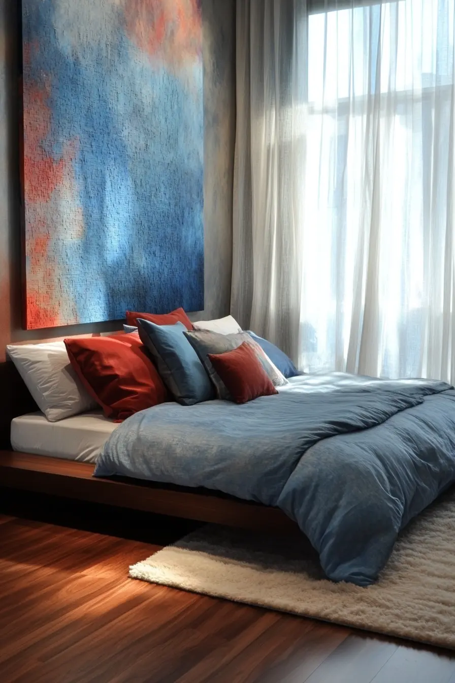 Transform Your Space with Modern Abstract Bedroom Paintings