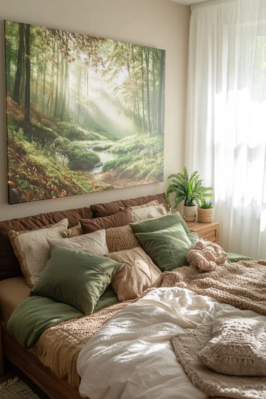 Transform Your Space with Nature Inspired Bedroom Wall Art