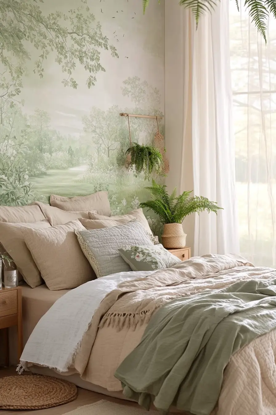 Transform Your Space with Nature Inspired Bedroom Wall Designs