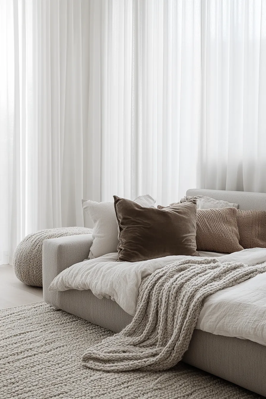 Transform Your Space with Neutral Winter Palette Modern Bedrooms