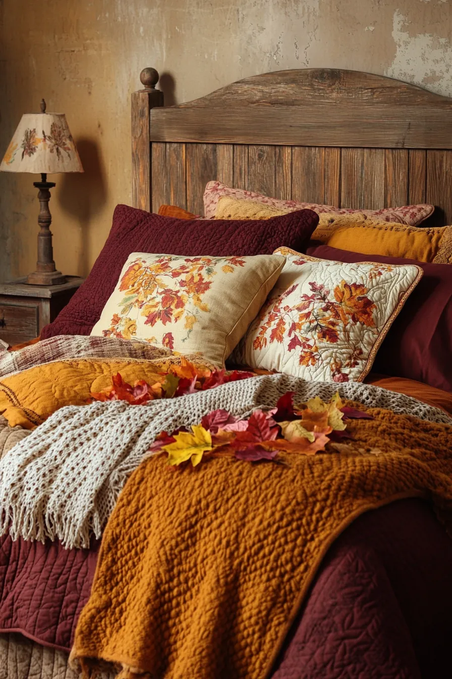 Transform Your Space with Rustic Autumn Bedding Inspiration