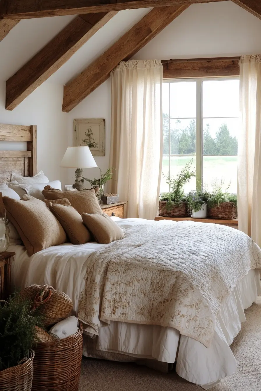 Transform Your Space with Rustic Farmhouse Bedroom Inspiration