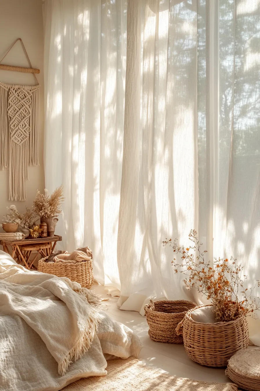 Transform Your Space with Soft Neutral Boho Spring Aesthetics