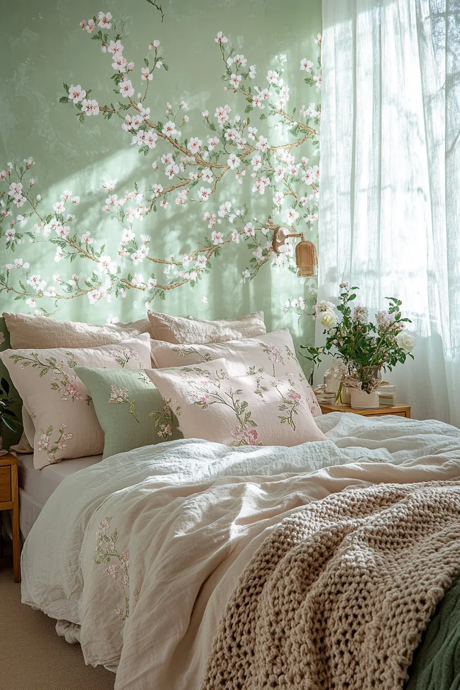 Transform Your Space with Spring Floral Bedroom Decor Mood