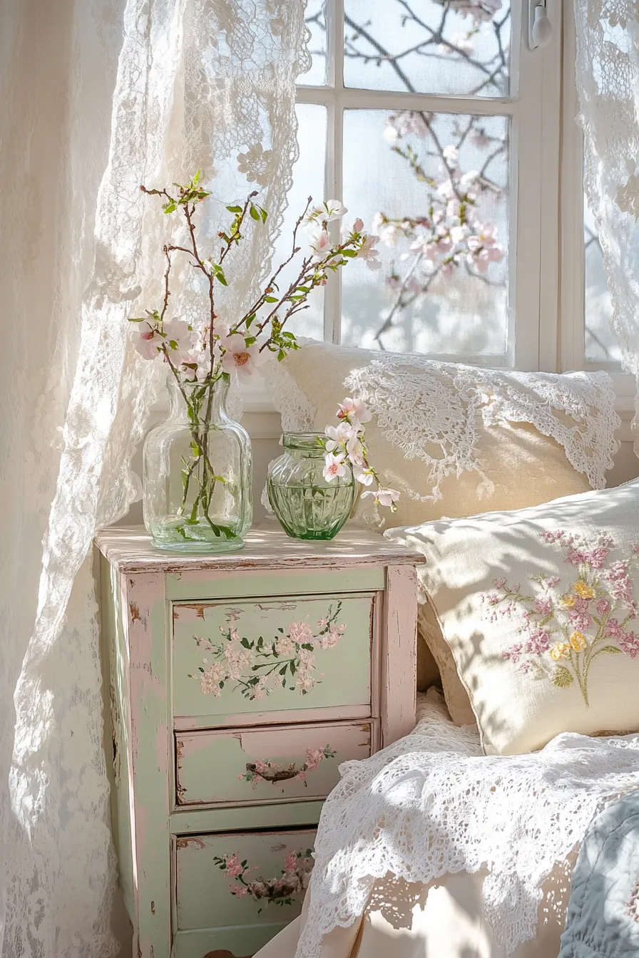 Transform Your Space with Vintage Spring Bedroom Accents DIY