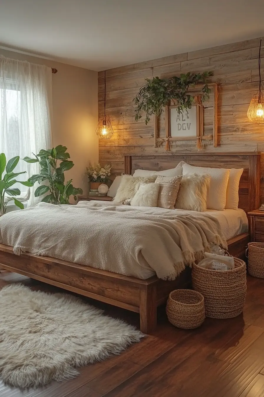 Transform Your Space with a Rustic Cozy Bedroom Makeover