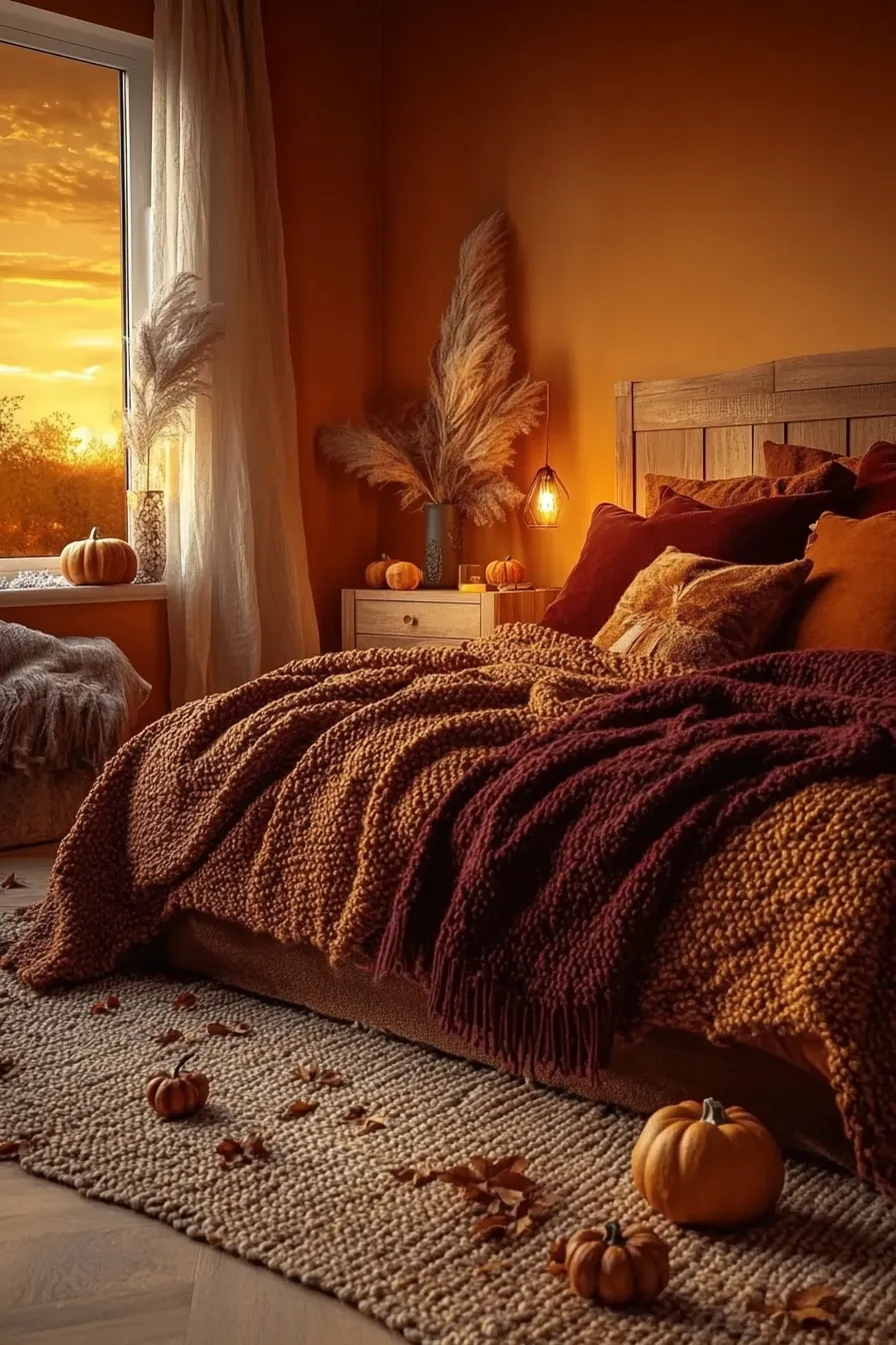 Transform Your Space with an Autumn Inspired Bedroom Aesthetic